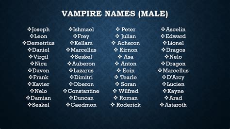 vampire surnames|nachnamen für vampire.